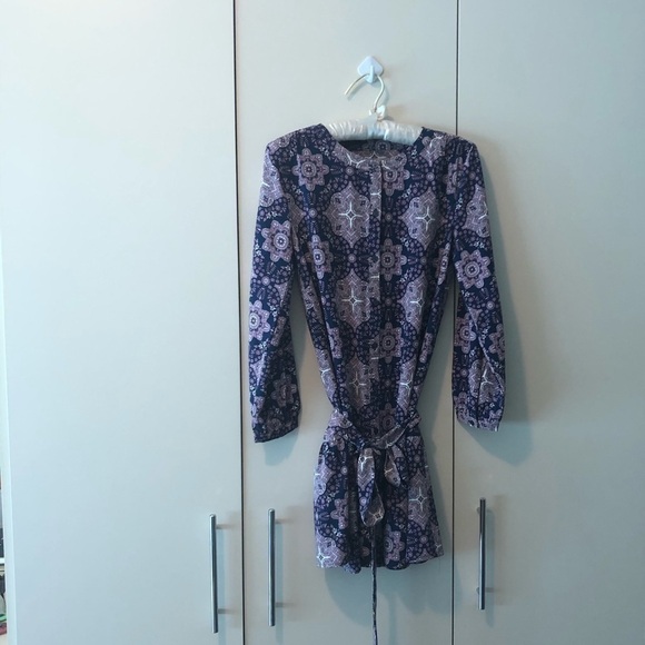 Loft XS Petite Long Sleeves Drop Waist Dress - Picture 5 of 16